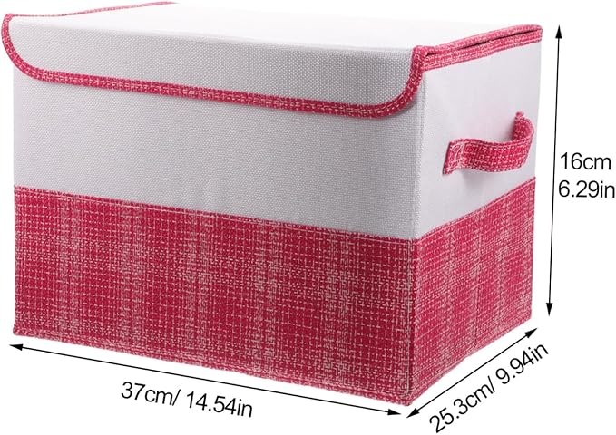 Cabilock Capacity Folding Storage Box Double Lid Household Storage Organizer Keep Your Items Clean Tidy