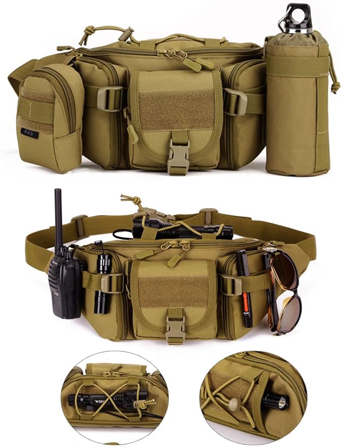 CREATOR Tactical Waist Pack for Men &amp Slingshot Ammo Pouch