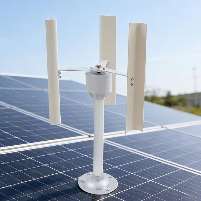 Vertical Axis Wind Turbine Model3-Blade Axis Wind Turbine GeneratorDIY Wind Power Generator KitDIY Portable Winds Power Turbine12V 40W 3-Phase Permanent Magnet MotorWindmill Power Charger