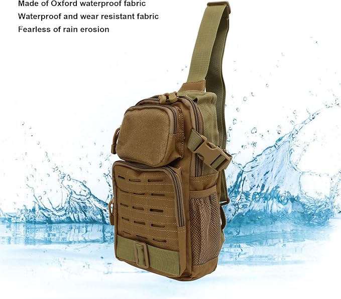 Outdoor Chest Sling BagPack for Camping TravelingWaterproofMultifunction