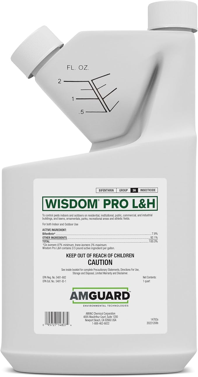 Wisdom Pro L&ampH 7.9% Bifenthrin Insecticide Concentrate (Quart)