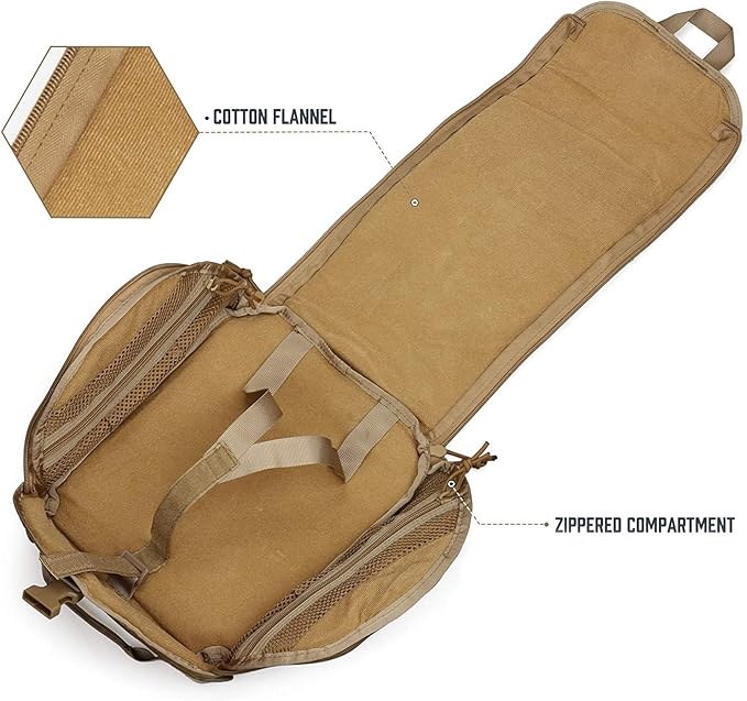 FARMSOLDIERTactical Molle Helmet Bag PackLightweight Waterproof Motorcycle Helmet Bag for Hunting Shooting