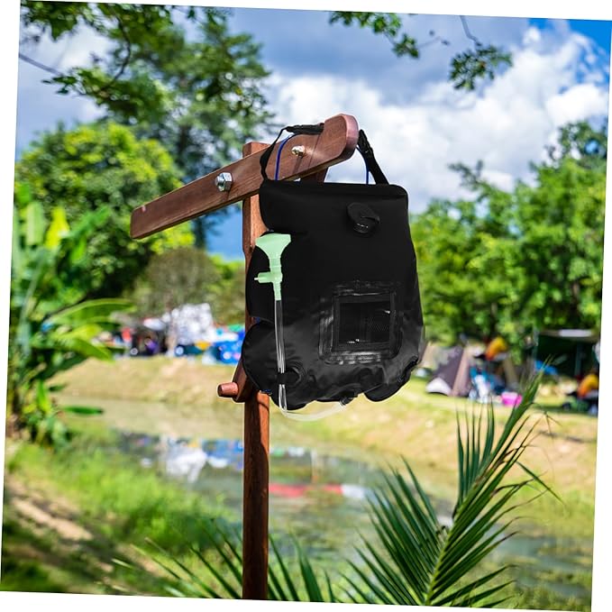 BESPORTBLE Portable Solar Shower Bag for Outdoor Camping with Removable Hose and Switchable Shower for Beach and Hiking Travel Design