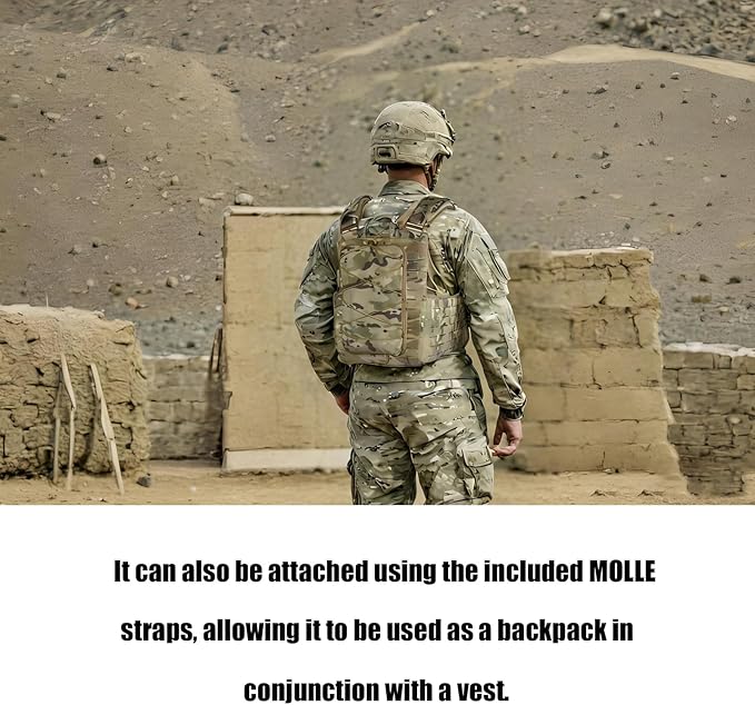 Tactical Leg Backpack MOLLE Multi-purpose Expandable Mask Storage Bag Pouch for Airsoft Sport Hiking Camping(Green)