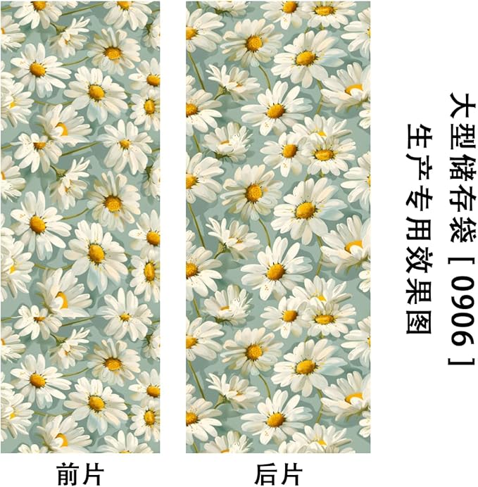 XL Large Clothes Storage with Lid Handle Cute Floral Large Thick Clothes Blanket Storage Containers for Organizing Bedroom Closet Comforter Organization Storage White Daisy Flower