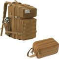 QT&ampQY 45L Tactical backpack &amp Tactical Toiletry Bag
