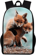 Cute Fox Backpack for Children Cool School Bag Pattern for Girls Boys Day Pack