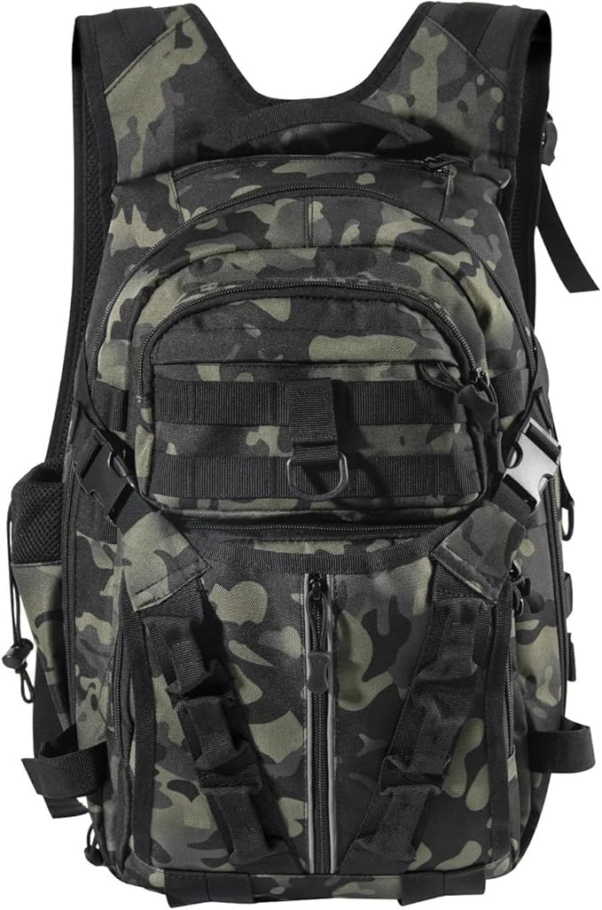 Compatible For Water Proof Fishing Tactical Backpack Outdoo Travel Bag Climbing Hunting Hiking