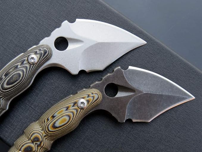 C1107 Fixed Blade Knife D2 Blade G10 Handle Knife for Outdoor Camping Survival EDC Tool Fixed KnivesKydex Sheath (Yellow)
