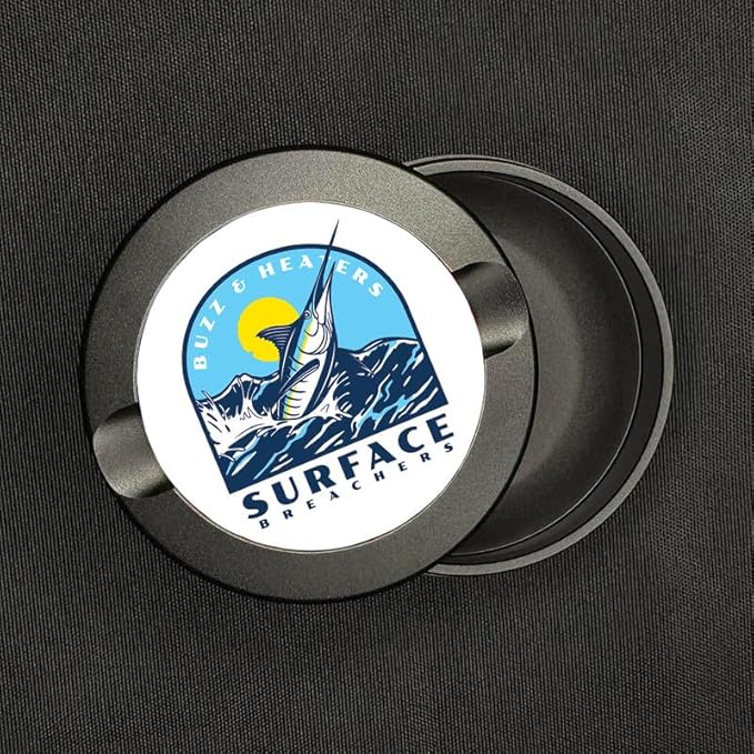 Buzz &amp Heaters Metal Container for Zyn | Metal Holder for Zyn |Metal Can for Zyn | Metal Container for Zyn Holder | Metal Pouch Cans for Zyn | Fishing Containers for Zyn | Surface Breachers