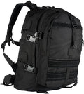 FOX OUTDOOR PRODUCTS Large Transport Pack | 37L Tactical Backpack with Compression Straps Hydration Pocket &amp Modular Webbing