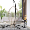 Hammock Stand Only Hanging Chair Stand Only Heavy Duty Swing Chair Stand Outdoor Indoor Egg Chair Stand Frame for Hanging Chair Porch