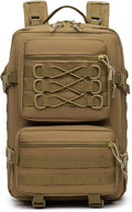 50l Tactical Backpack for Men's Camouflage Camping Mountaineering Travel Sports Large Capacity Multi-function Backpack (Khaki)