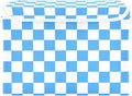 Collapsible Storage Bins with Lids Decorative Fabric Storage Cubes Closet Organizer and Storage Basket Boxes Containers for Clothes Box Chest Nursery Folding Rectangle Checkered Blue