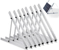 Upgraded 47in 4 Sets Adjustable Solar Panel Tilt Mount Brackets Foldable Tilt Legs Support 100 200 300 400 500 Watt Solar Panels 4-8Pcs Solar Panel Stand for Roof Off-Grid RV and Boat