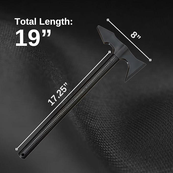 E-BOGU Polypropylene Tactical Tomahawk (19” 0.85lb) | Training Axe for Martial Arts