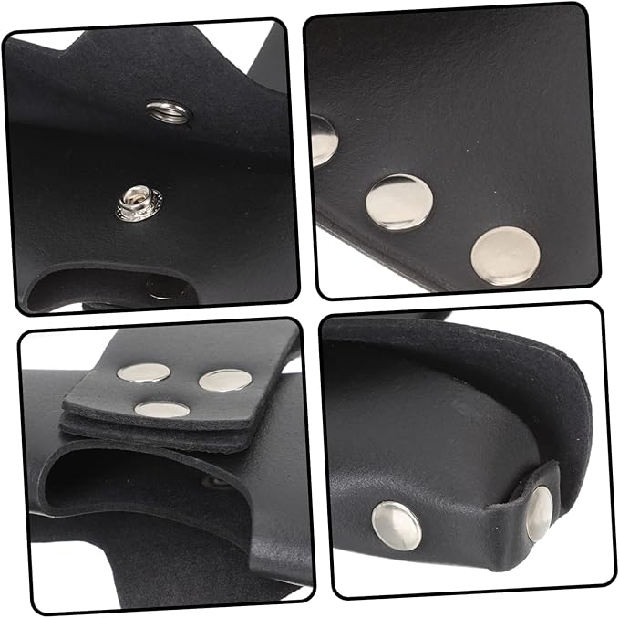 VICASKY 2pcs Hatchet Head Cover Leather Protective Sleeve Outdoor Set Axe Head Protective Cover Hatchet Casing