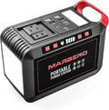 MARBERO 200W Portable Power Station 148Wh Camping Solar Generator Laptop Power Bank with AC Outlet 110V DC USB QC3.0 LED Flashlights for CPAP Home Outdoor Trip Emergency Backup