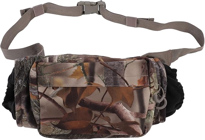 Warm Hand Muff Waist Bag Hand Warmer Pouch Camping Warm Gloves Belt Bag for Outdoor Activities with Camping Fishing Gloves Holder