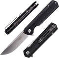 Firebird GANZO FH11S-BK Pocket Folding Knife G10 Anti-Slip Handle with Clip D2 Steel Blade Hunting Fishing Camping Gear Outdoor Folder EDC Pocket Knife (Black)