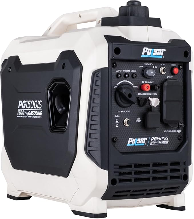 Pulsar 1500W Quiet Portable Inverter Generator
