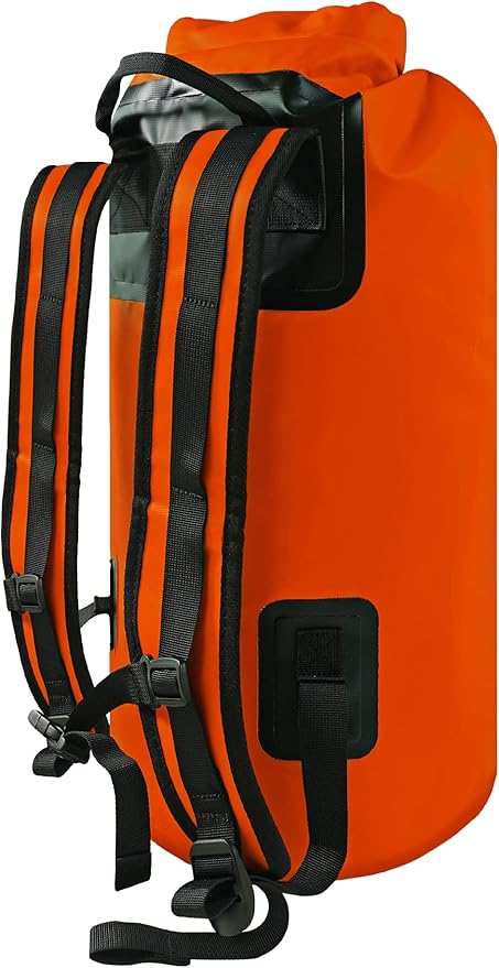 NIXY Premium 20L/30L Dry Backpack Accessory - Spacious Waterproof Storage Solution for All Your Outdoor Adventures Paddleboarding Kayaking Camping &amp More (Orange 30L)