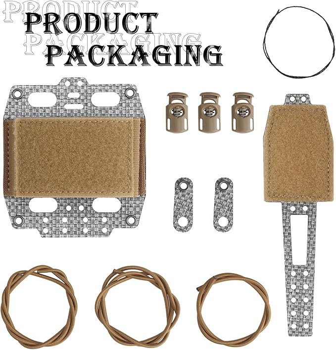 Tactical Helmet NVG Battery Pouch T-Shaped Battery Storage Holder Pack with Hook and Loop Counterweight Bag