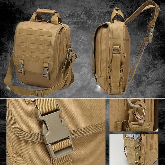 Military Tactical Backpack Laptop Backpack Travel Backpacks for Men Small Tactical Backpack Assault Bag (CP)