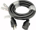 Parkworld NEMA L5-30P Male to L14-30R Generator to Transfer Switch Adapter for Home Back Power Transfer Switch or House Panel (20FT)