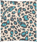 Leopard Print Style Paleturquoise Beach Tent UPF50+ Water-Resistant Large Portable Sun Shelter with Carrying Bag for Family Trips Picnics &amp Camping