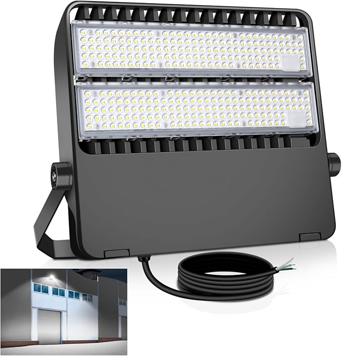 LED Flood Light 240W 36000LM Super Bright Shoe Box Stadium Light for Sports Arena &amp Parking Lot 5000K 120° Wide Angle 110-277V Outdoor High Mast Fixture