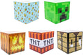 Toynk Minecraft 4x4 Inch Tin Storage Box Set of 5 | Bee | Creeper | TNT | Table | Jack