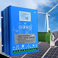 Wind Solar Hybrid Charge Controller 12000W Wind Solar Turbine Generator Controller with Dump Load 12V/24V/48V Automatic Controller for Home Boat Street Light12V