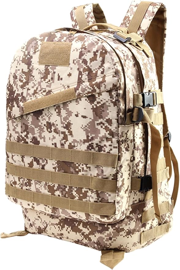 Men's Large Capacity Travel Backpacks Oxford Cloth Outdoor Tactical Duffle Bags Hiking Sports Camping Backpack (A/Multicolor)
