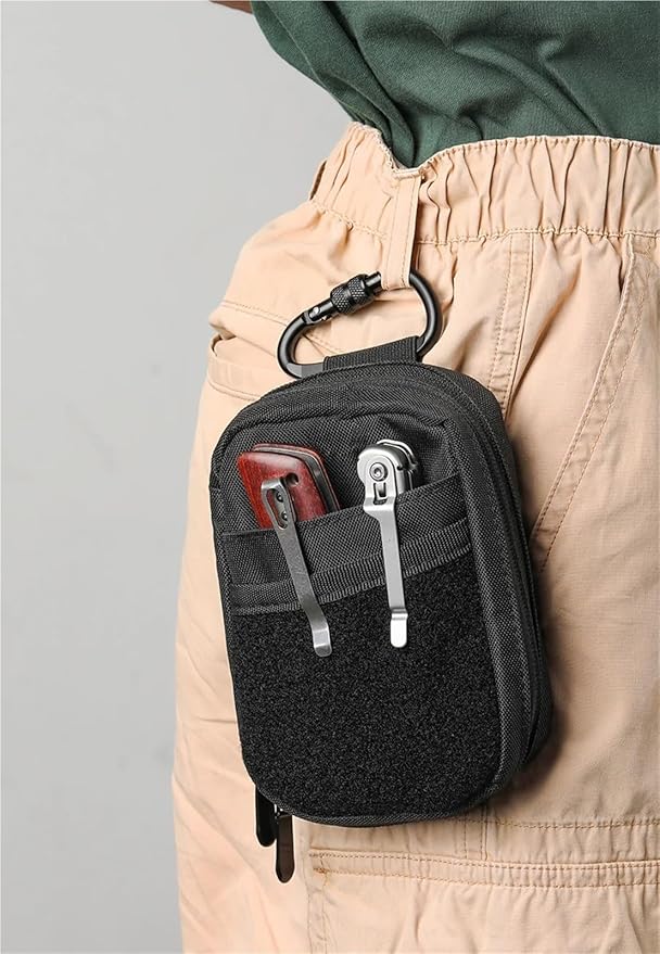Tactical Tool Organizer Bag Outdoor Sports Large Capacity Pen Card Key Storage Pouch Cycling Hiking Camping Pocket Bag