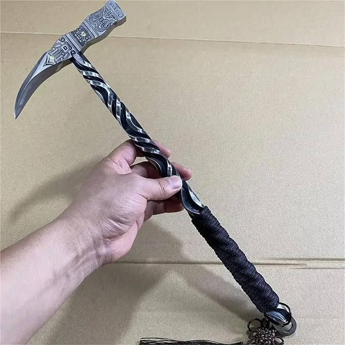 Compatible For 40cm Hand Forged Integrated Wild Boar Hammer Multifunctional Camping Gardening Hand Tool