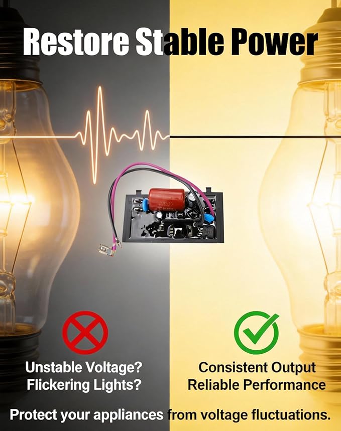 Flecto 20585GS Voltage Regulator Compatible with Briggs &amp Stratton Generator Replace# 2058566 991-3465-00 Restores Stable Power Output &amp Protects Connected Devices