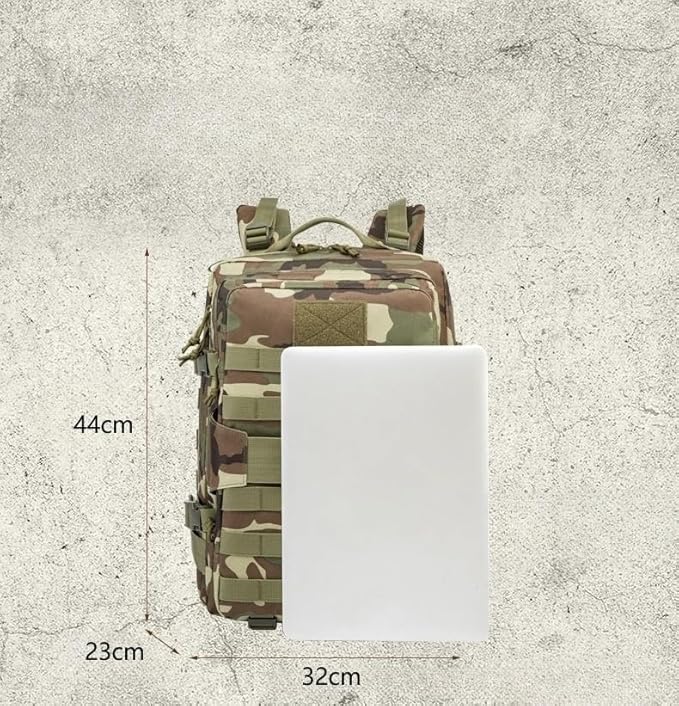 Tactical Backpack Military Molle Hiking 36-55L Tactical outdoor sports bag trekking camouflage travel bag army green