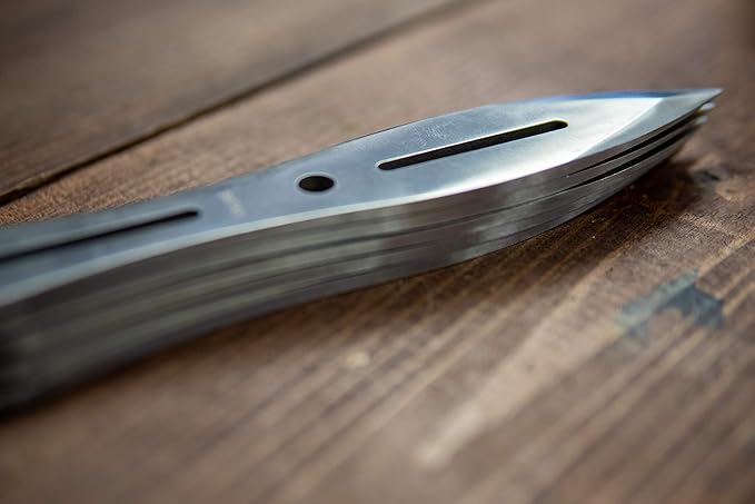 Smith &amp Wesson Bullseye Throwing Products with Full Tang Stainless Steel Design and Protective Nylon Sheaths for Recreation and Competition