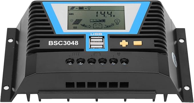 30A 12V/24V/36V/48V Solar Controller for Variety Batteries BSC3048 Charging Control Intelligent Regulator