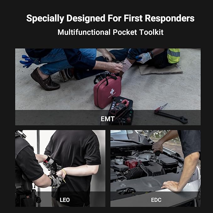 NEXTORCH PIONEER 14-IN-1 Multi-tools Full-SizeVersatile Multi-tool Set with Scissors Needle Nose Pliers Pocket Clip Multi-tool