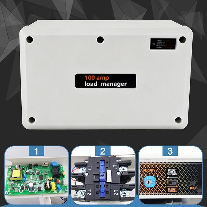 100 Amp Load Manager Compatible with Generac 7006 100 Amp Smart Management Module with 8-Zone Control Overload Protection and Lock Feature