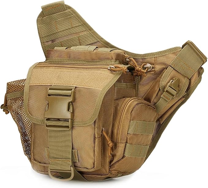 Tactical Messenger Bag Men Camping Outdoor DSLR Camera Bag Saddle Camouflage Shoulder Bag Camping Waterproof Crossbody Bag