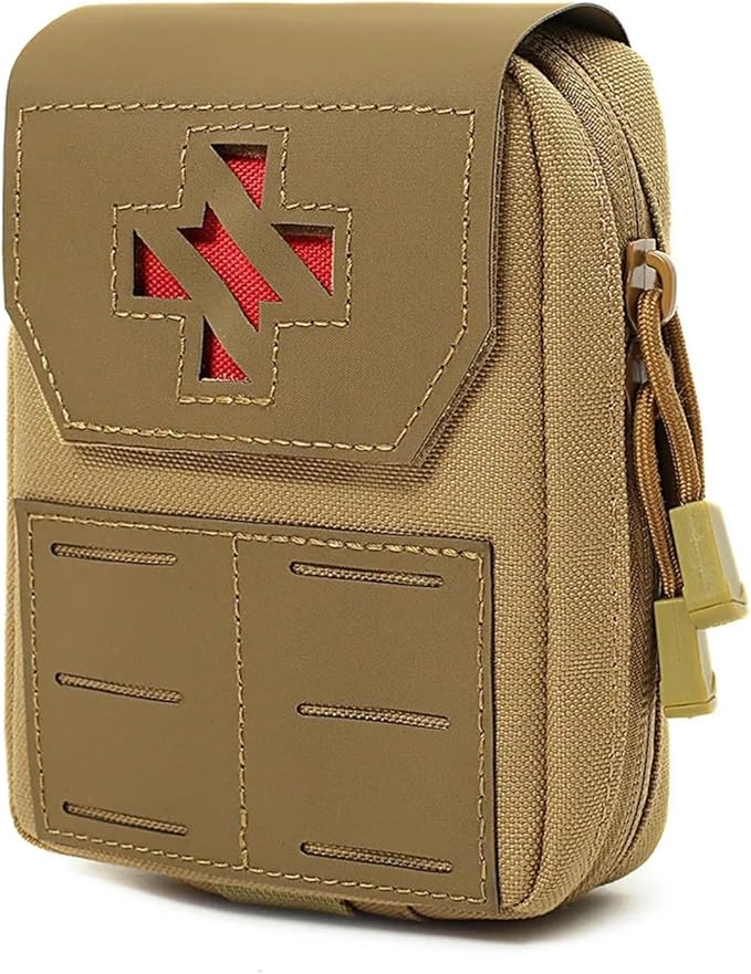 Tactical First Aid Kit Medical Bag for Hiking Travel Home Emergency Waist Holder Case Portable Survival Tools Molle Pouch