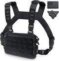 WYNEX Tactical Chest Rig Pack for Men Running Chest Bag with Front Loop Recon Chest Rigs for Hunting Outdoor EDC
