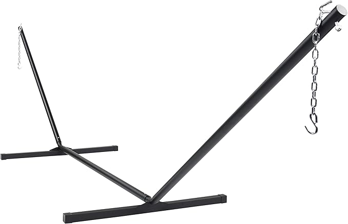 Metal Tri Beam Hammock Stand - 13ft (Black)