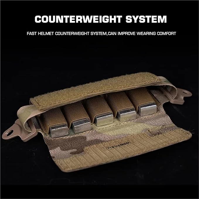 Counterweight Tactical Helmets Accessories Balancing Weight NVG Bag Universal Fit for OPS Fast BJ PJ MH Tactical Helmets