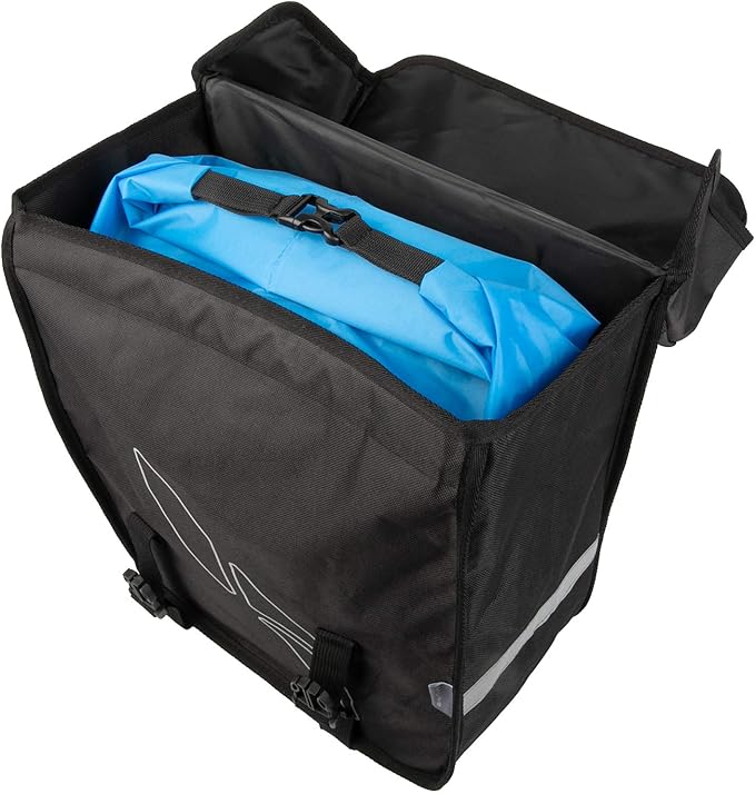 M-Wave Drybag Amsterdam Dry Waterproof Approx. 41x41x16 cm with roll Cover Also Suitable as an Inner Bag for Pannier Bags