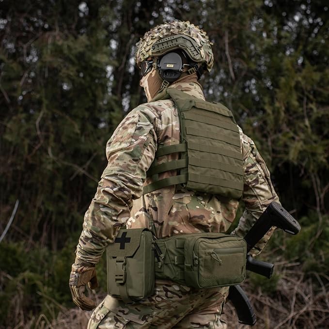 PETAC GEAR Tactical Rip Away Medical IFAK Pouch Tear Off First Aid EDC Pouches Molle &amp Belt Outdoor Emergency Survival Bag