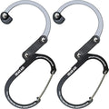GEAR AID HEROCLIP 360° Swivel Carabiner Gear Clip and Hook (Medium) for Camping Backpack Suitcases and Garage Organization